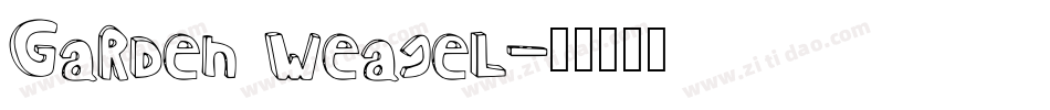 Garden Weasel字体转换
